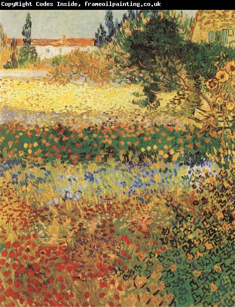 Vincent Van Gogh Garden in Bloom